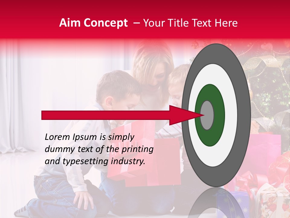 Home Tree Son PowerPoint Template