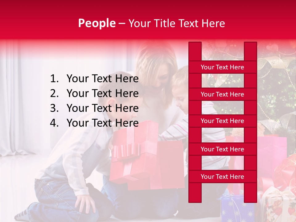 Home Tree Son PowerPoint Template