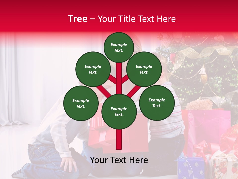 Home Tree Son PowerPoint Template