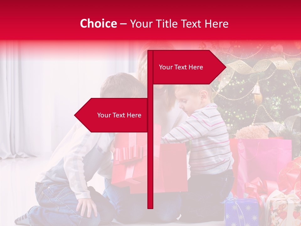 Home Tree Son PowerPoint Template