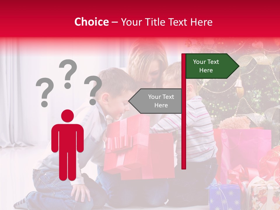 Home Tree Son PowerPoint Template