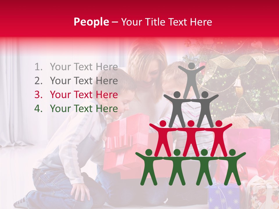 Home Tree Son PowerPoint Template