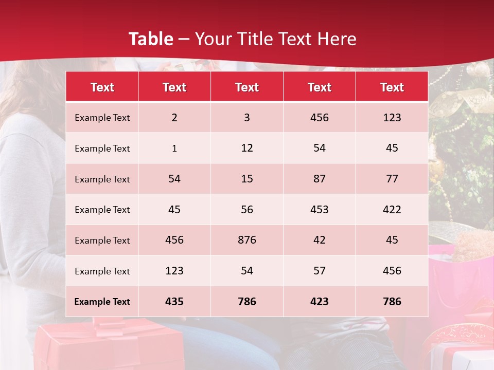 Boy Child Garland PowerPoint Template