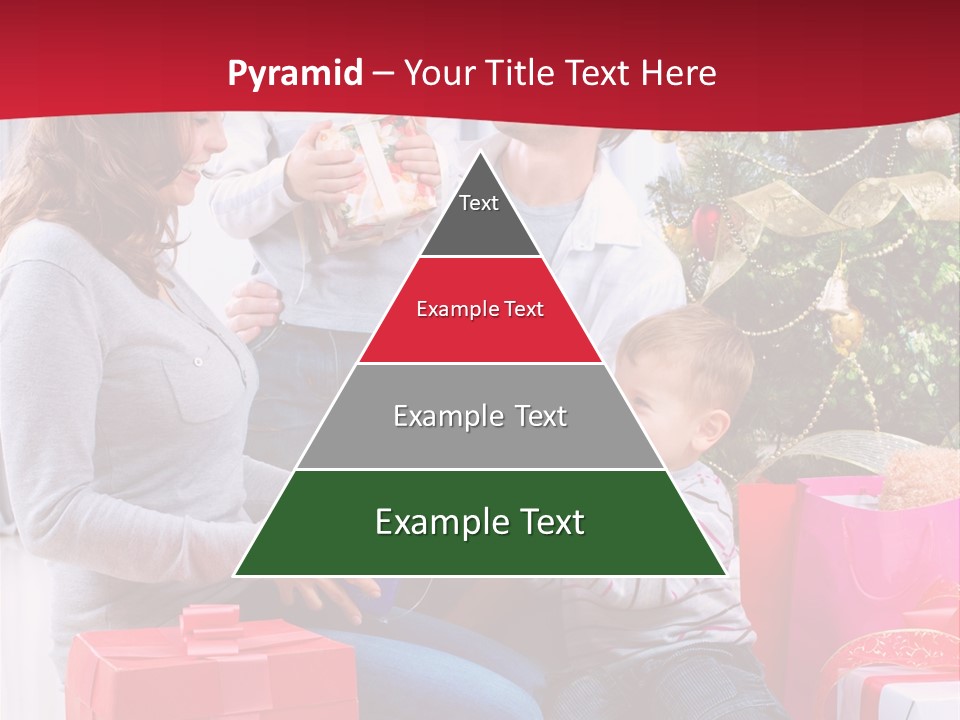 Boy Child Garland PowerPoint Template