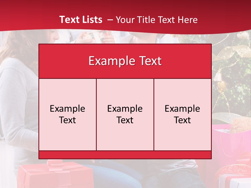 Boy Child Garland PowerPoint Template