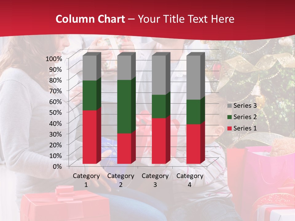 Boy Child Garland PowerPoint Template