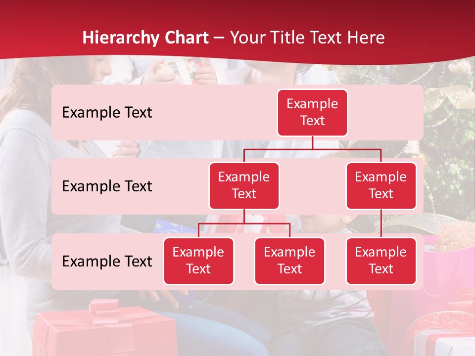 Boy Child Garland PowerPoint Template