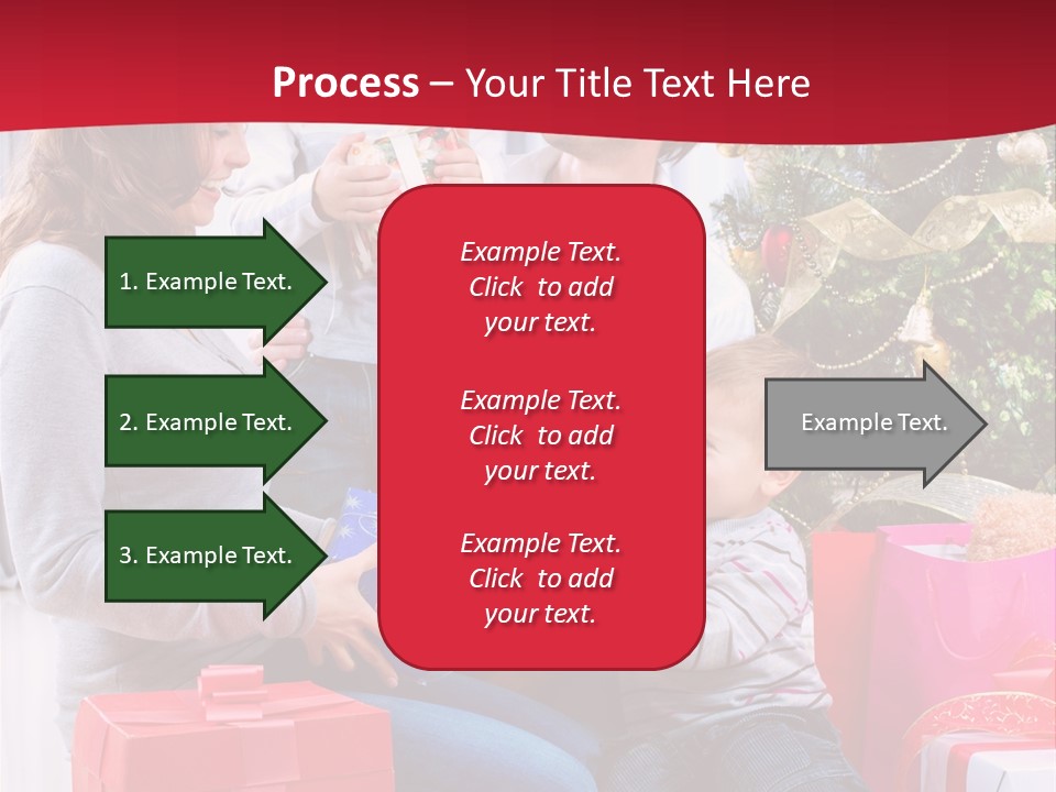 Boy Child Garland PowerPoint Template