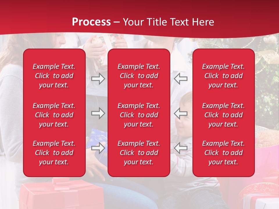 Boy Child Garland PowerPoint Template
