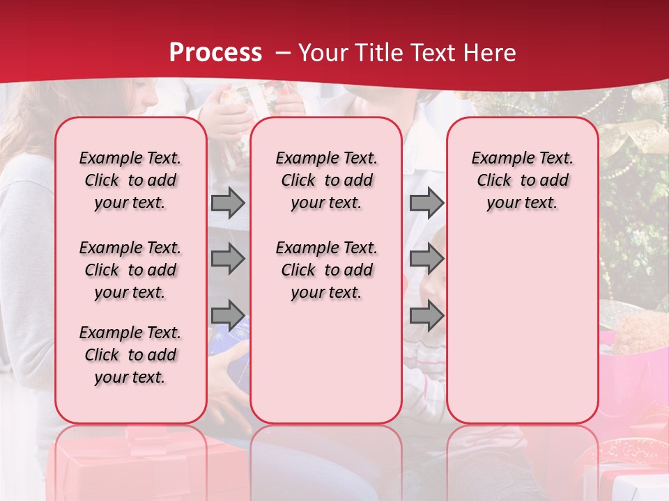 Boy Child Garland PowerPoint Template