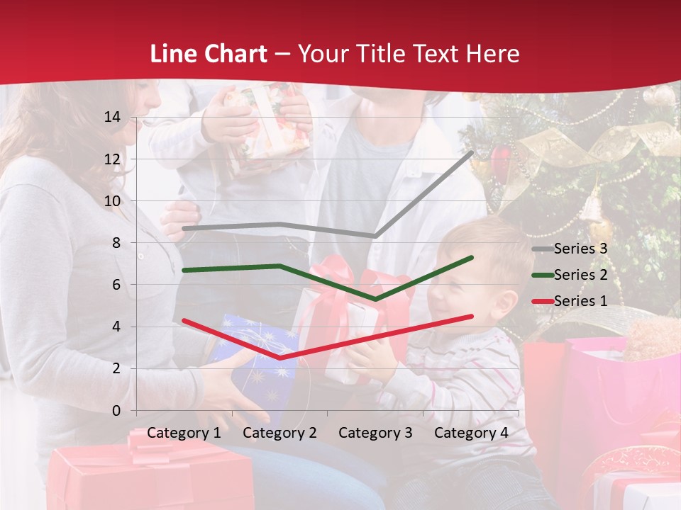 Boy Child Garland PowerPoint Template