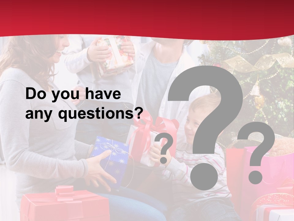 Boy Child Garland PowerPoint Template