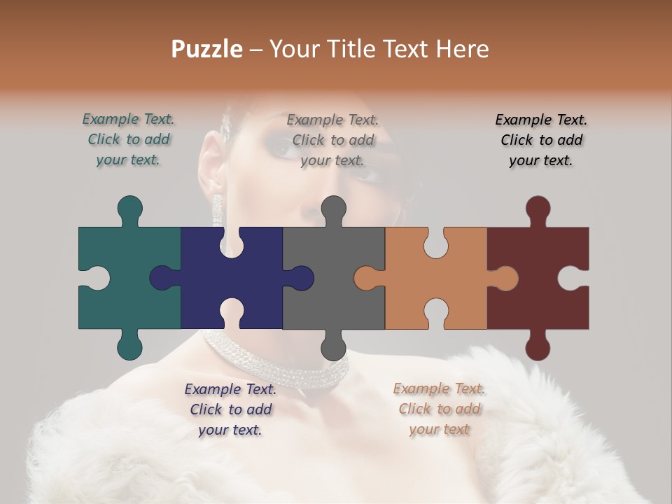 Retro Fashion Dramatic PowerPoint Template