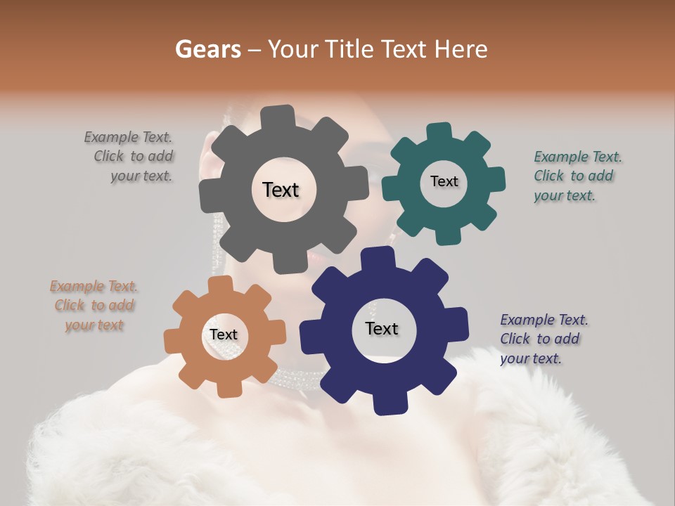 Retro Fashion Dramatic PowerPoint Template