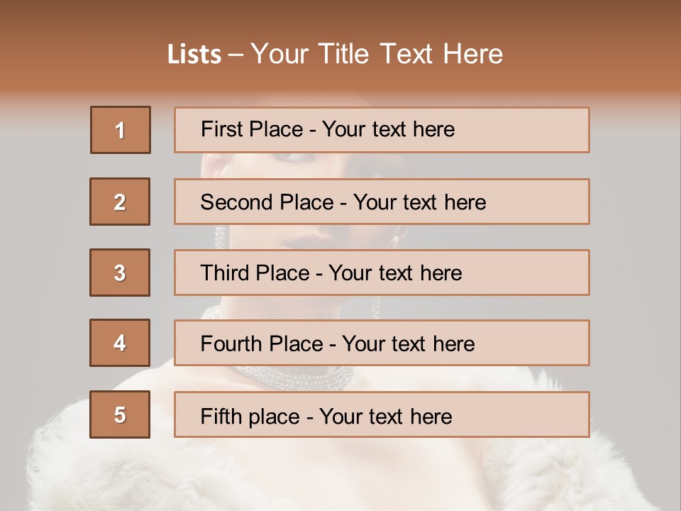 Retro Fashion Dramatic PowerPoint Template