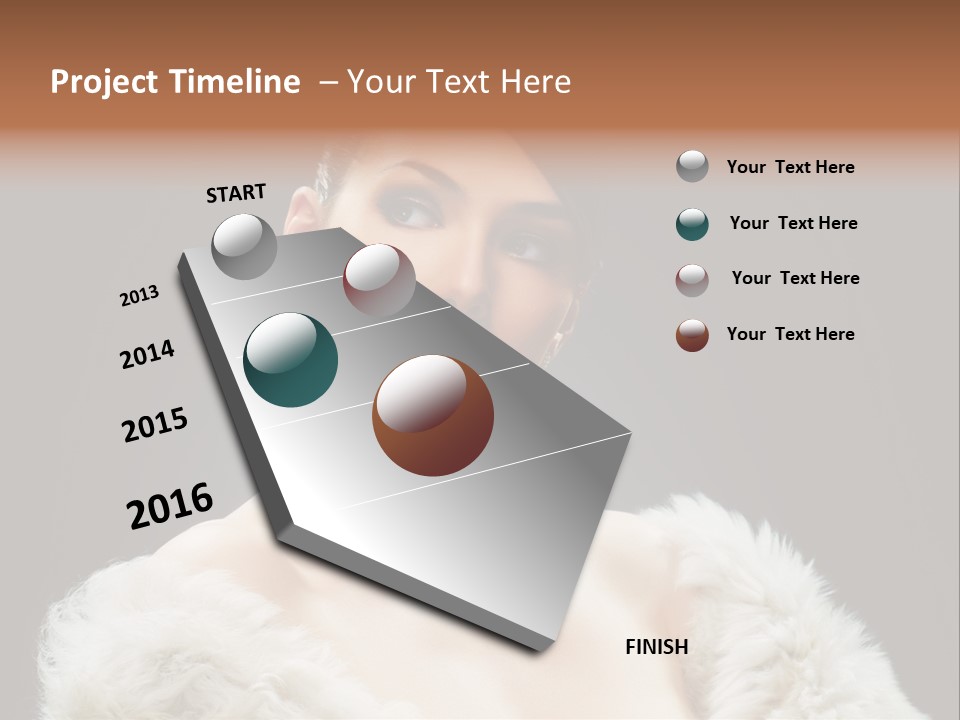 Retro Fashion Dramatic PowerPoint Template