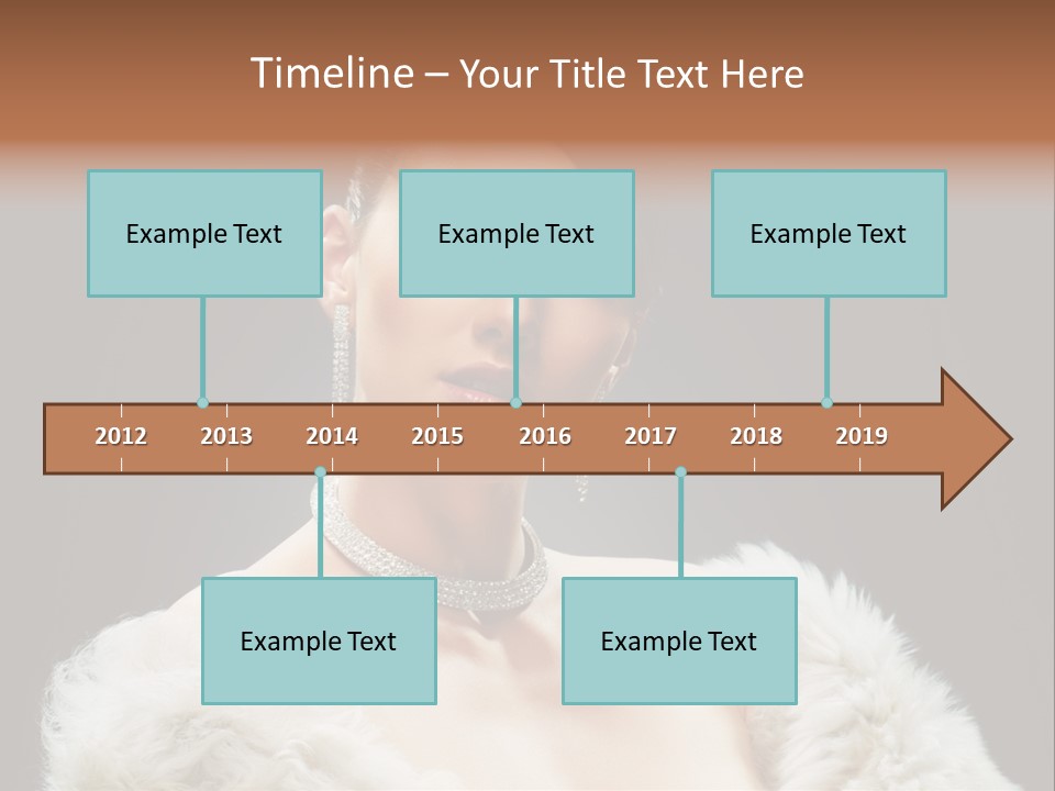 Retro Fashion Dramatic PowerPoint Template