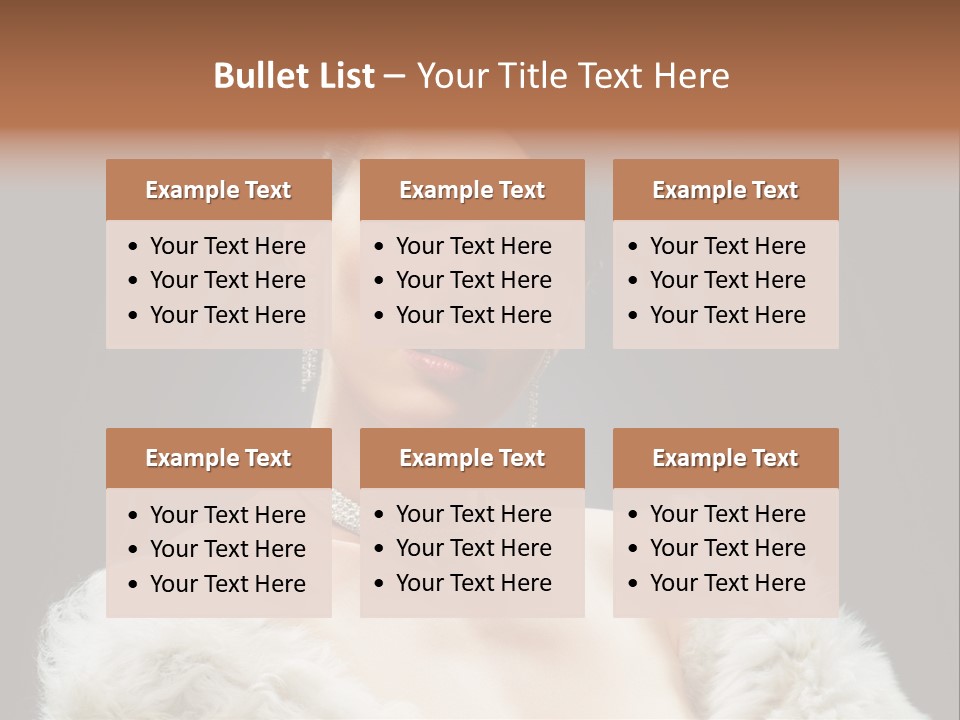 Retro Fashion Dramatic PowerPoint Template