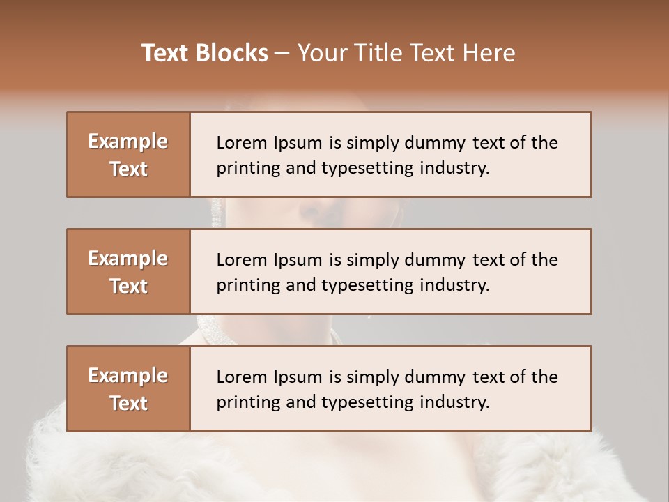 Retro Fashion Dramatic PowerPoint Template