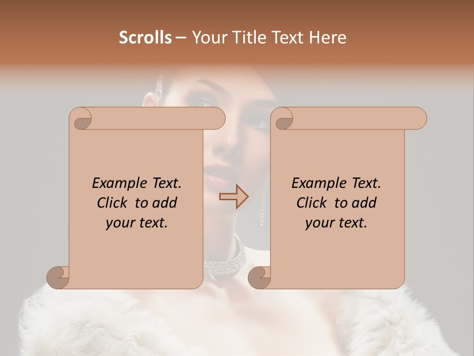 Retro Fashion Dramatic PowerPoint Template