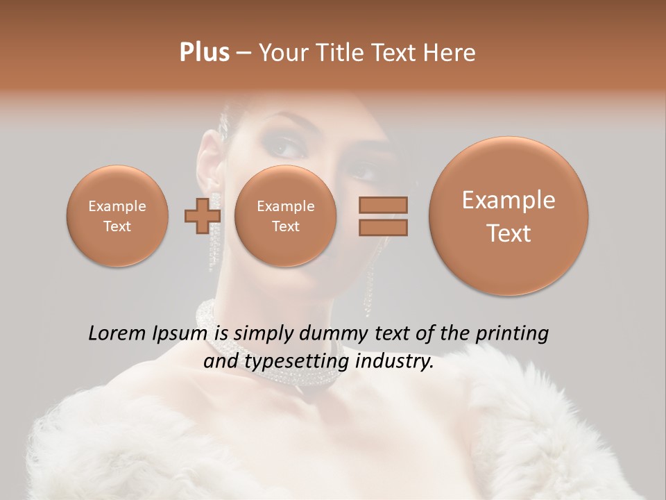 Retro Fashion Dramatic PowerPoint Template