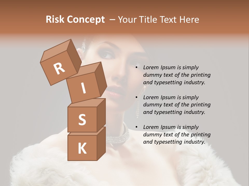 Retro Fashion Dramatic PowerPoint Template