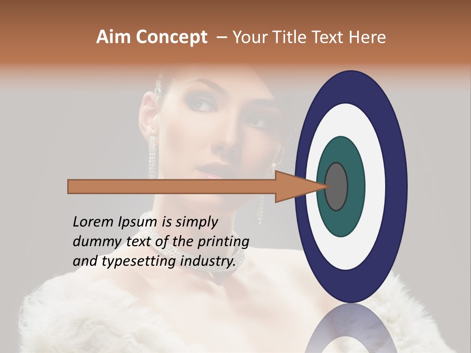 Retro Fashion Dramatic PowerPoint Template