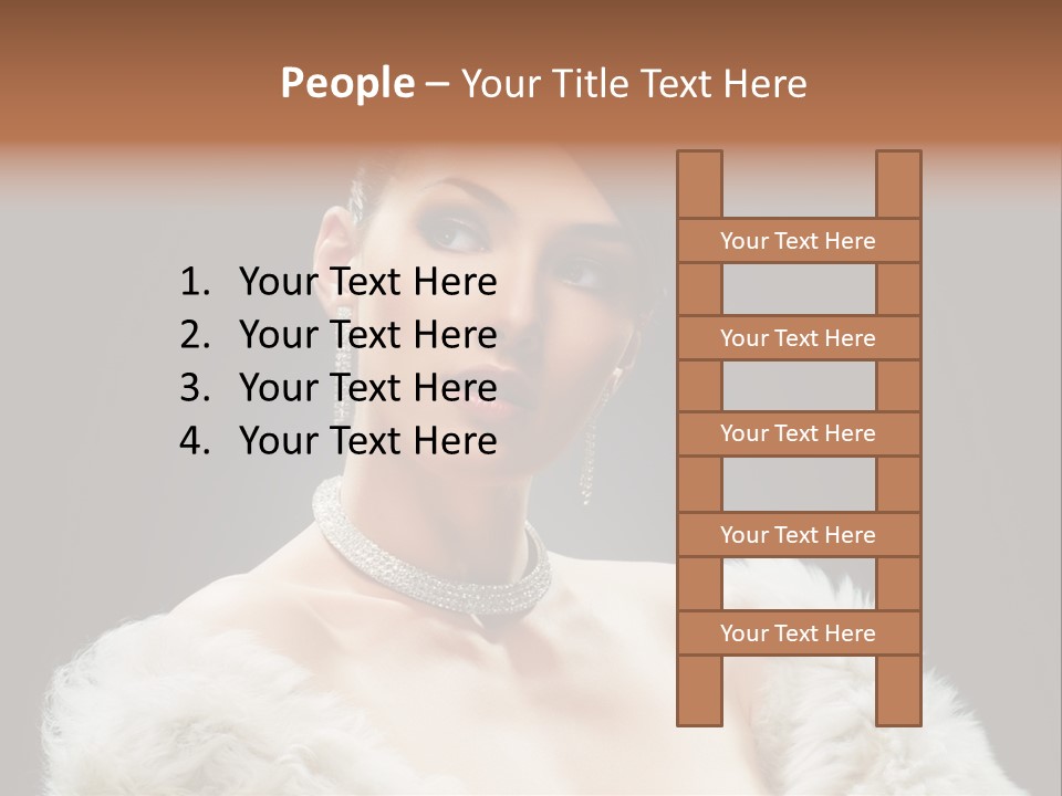 Retro Fashion Dramatic PowerPoint Template