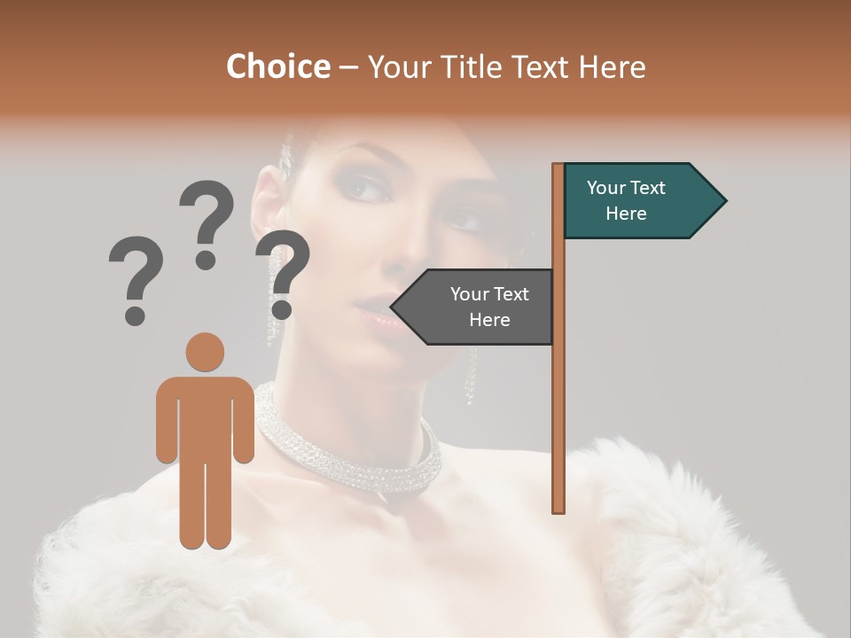 Retro Fashion Dramatic PowerPoint Template