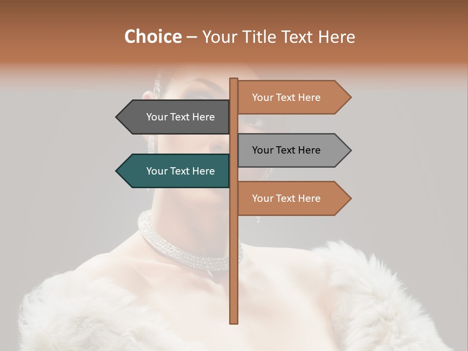 Retro Fashion Dramatic PowerPoint Template
