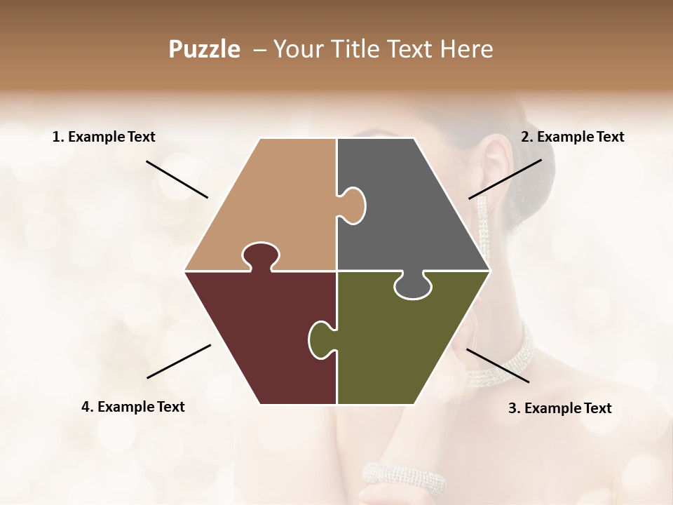 Eyes Jewelry Beauty PowerPoint Template