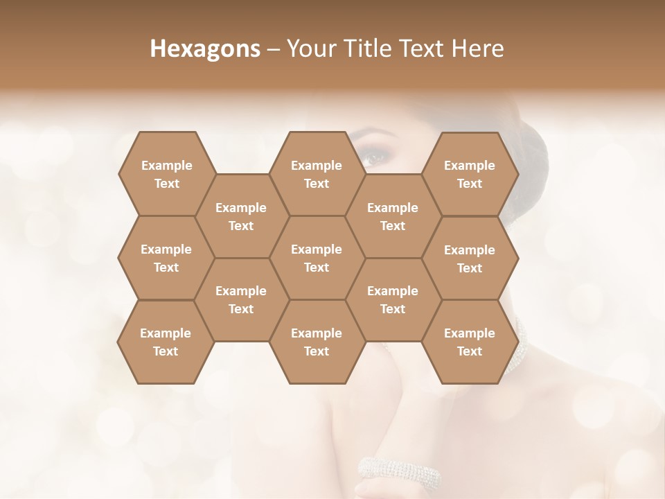 Eyes Jewelry Beauty PowerPoint Template