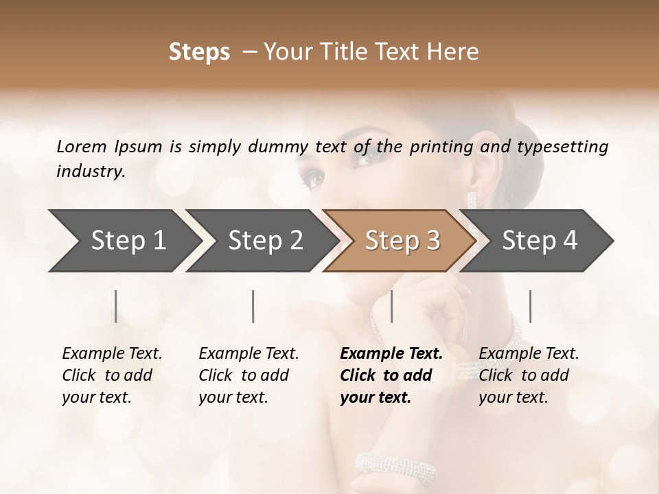 Eyes Jewelry Beauty PowerPoint Template