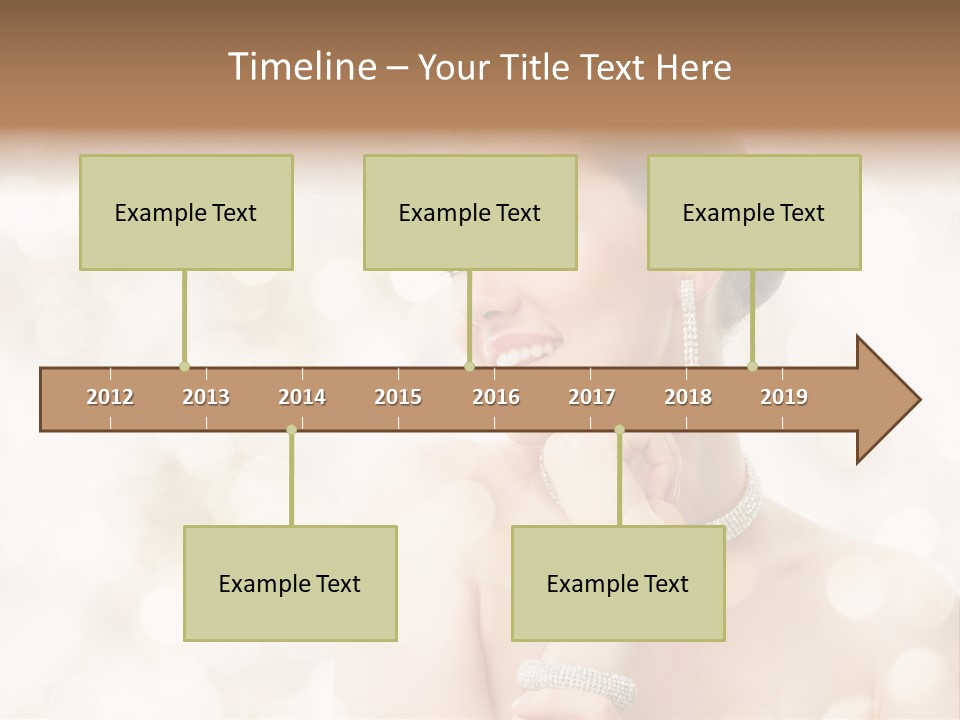 Eyes Jewelry Beauty PowerPoint Template