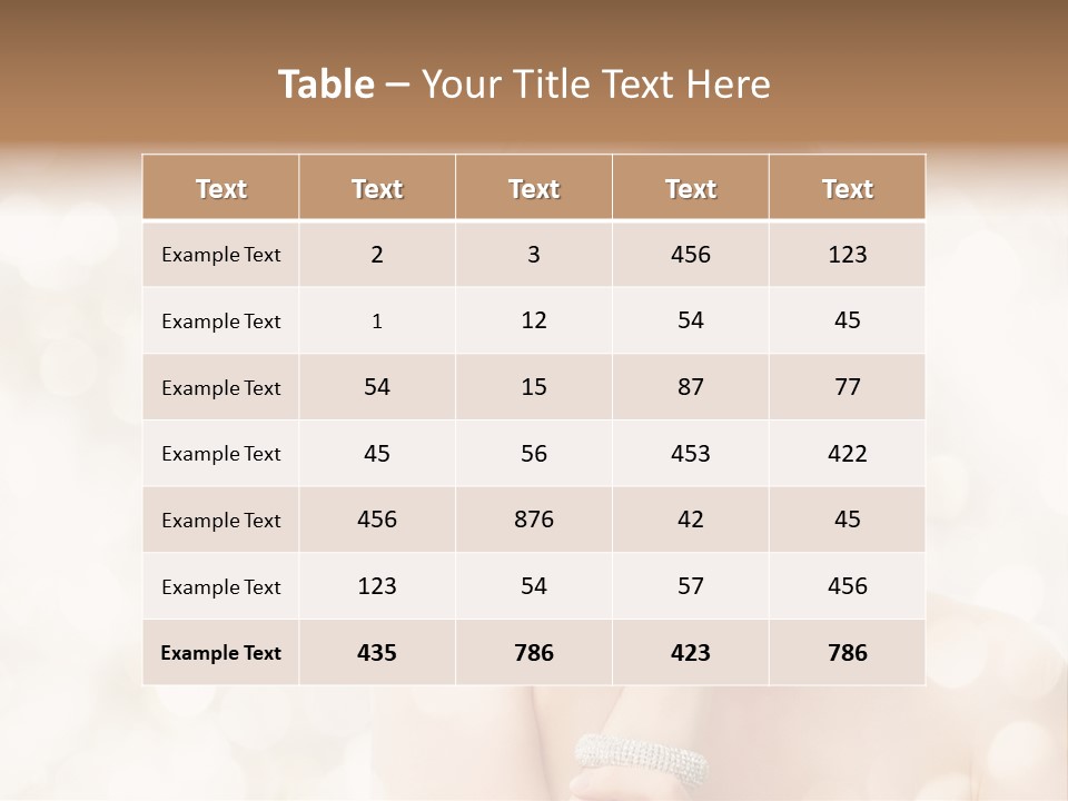 Eyes Jewelry Beauty PowerPoint Template