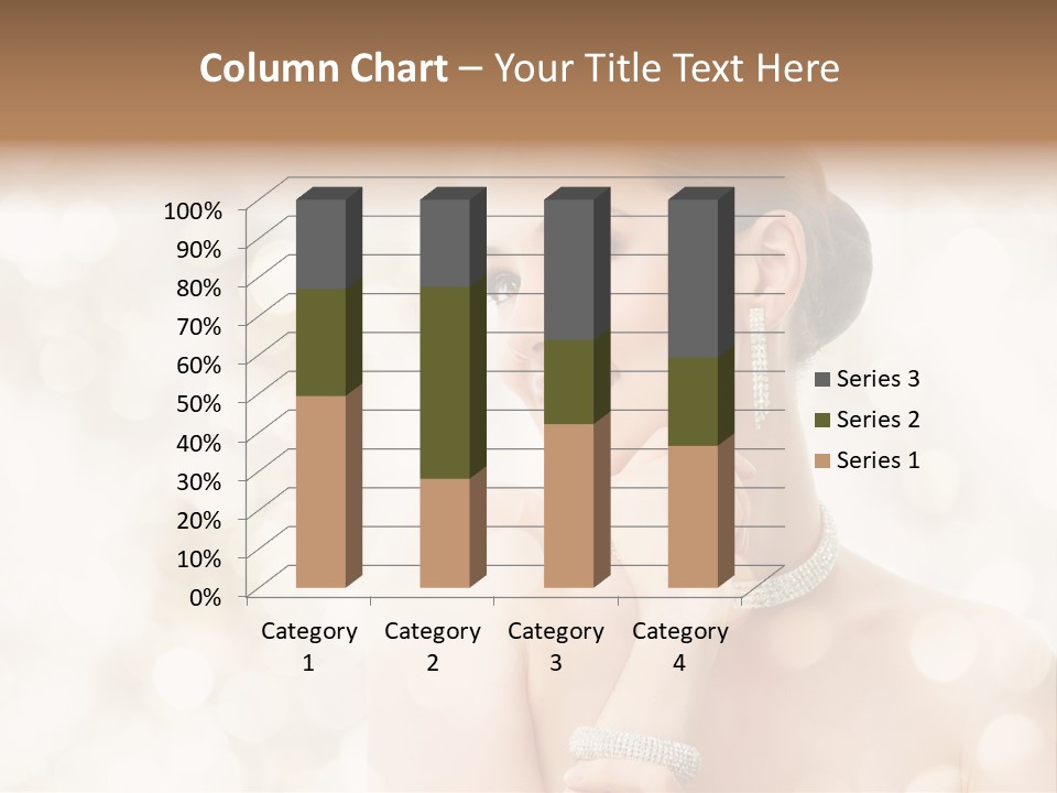 Eyes Jewelry Beauty PowerPoint Template