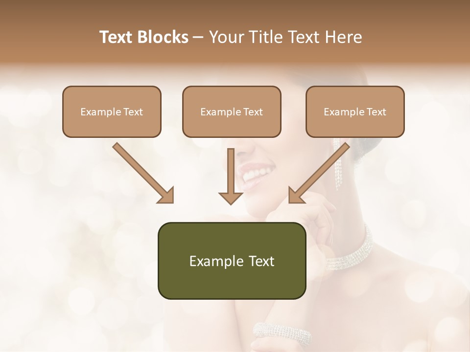 Eyes Jewelry Beauty PowerPoint Template