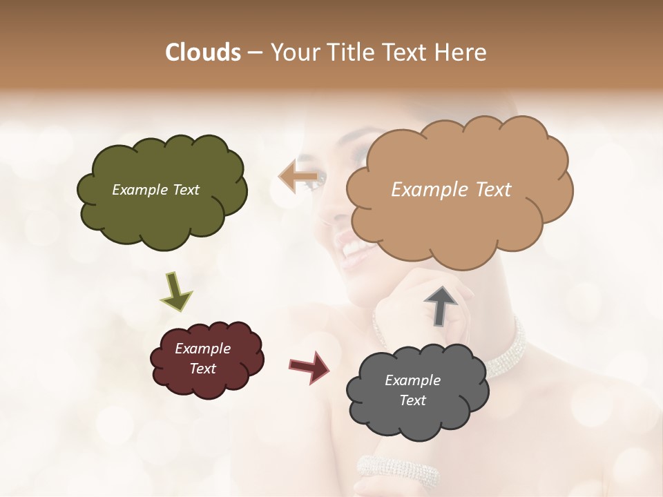 Eyes Jewelry Beauty PowerPoint Template