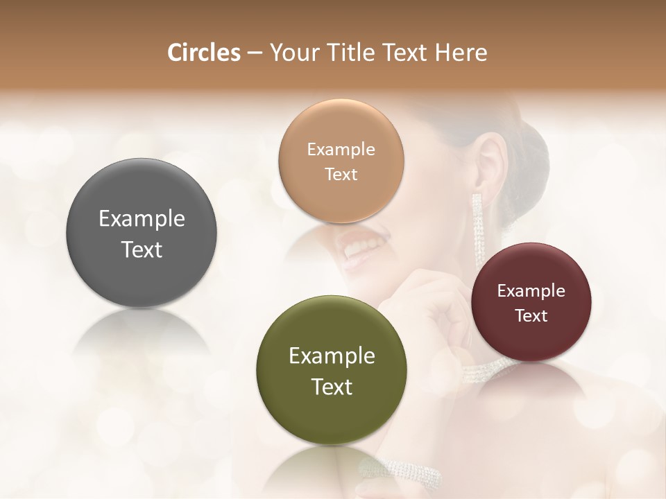 Eyes Jewelry Beauty PowerPoint Template