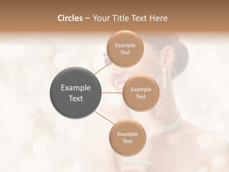 Eyes Jewelry Beauty PowerPoint Template