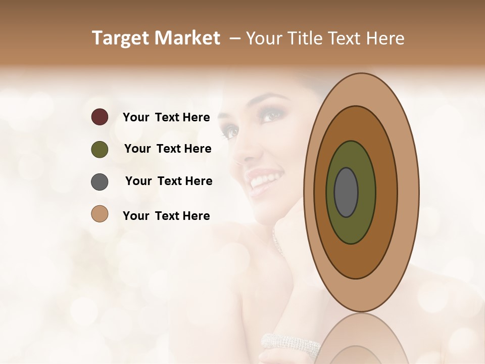 Eyes Jewelry Beauty PowerPoint Template