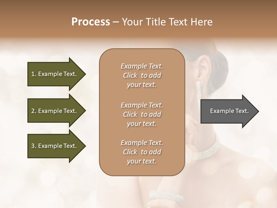 Eyes Jewelry Beauty PowerPoint Template