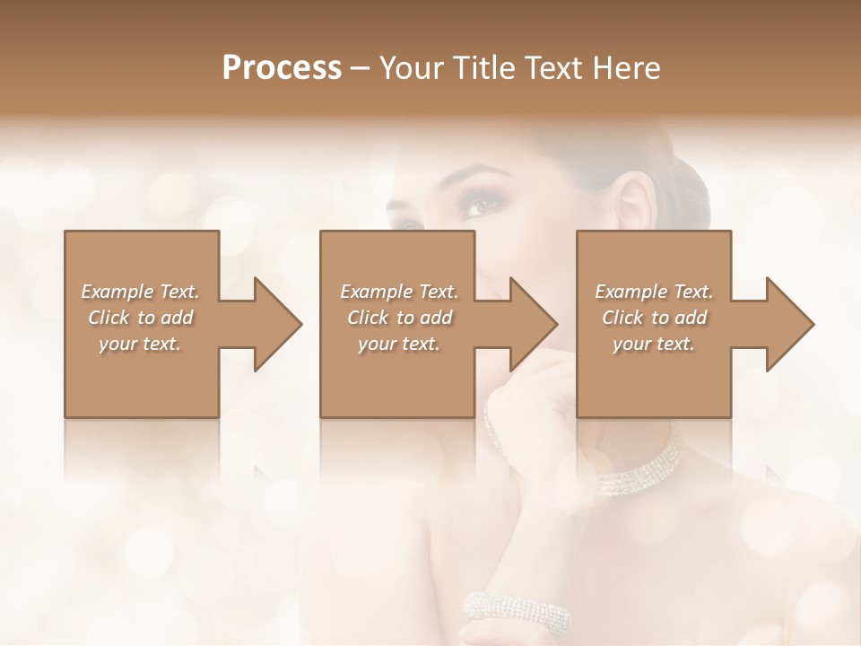 Eyes Jewelry Beauty PowerPoint Template