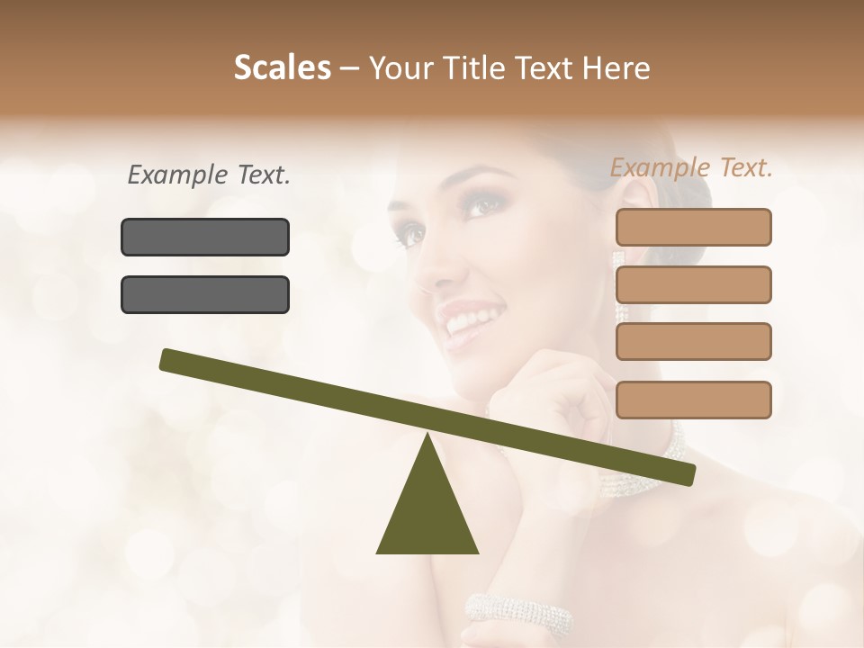 Eyes Jewelry Beauty PowerPoint Template