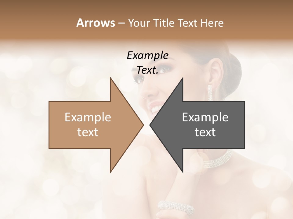 Eyes Jewelry Beauty PowerPoint Template