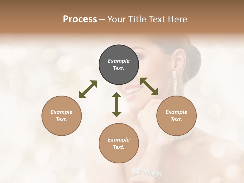 Eyes Jewelry Beauty PowerPoint Template