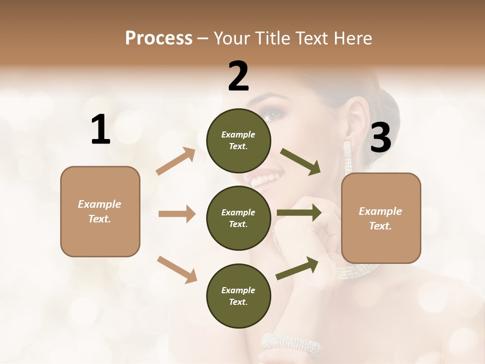 Eyes Jewelry Beauty PowerPoint Template