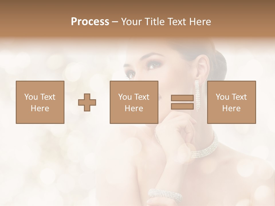 Eyes Jewelry Beauty PowerPoint Template
