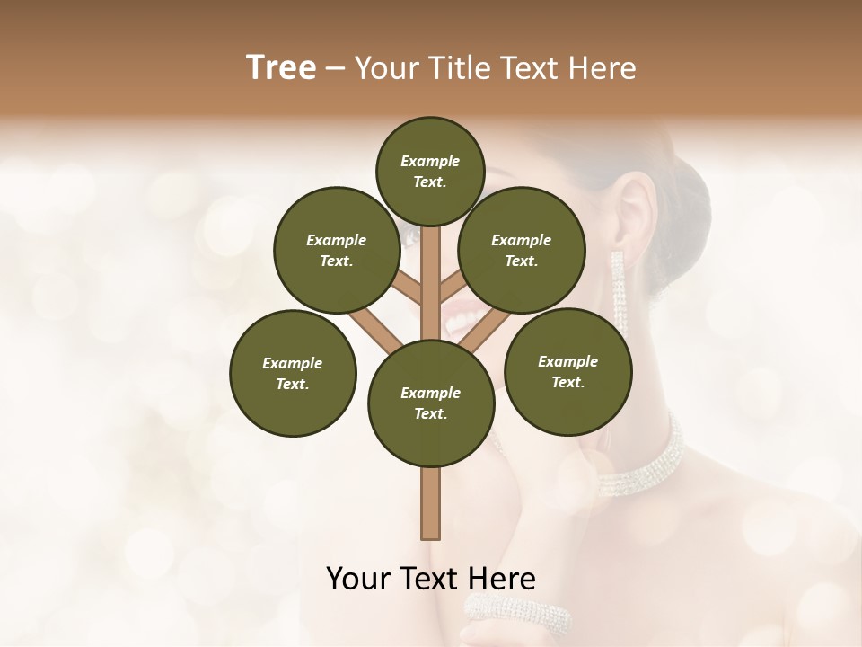 Eyes Jewelry Beauty PowerPoint Template