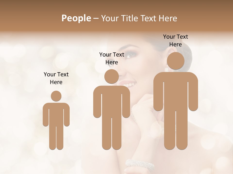 Eyes Jewelry Beauty PowerPoint Template